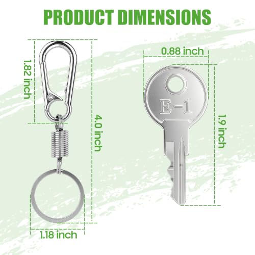 Golf Cart Ignition Keys - 4 Pcs for EZGO 1982-Up Models
