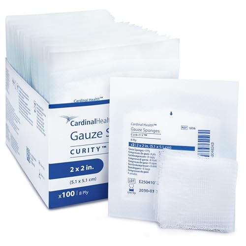 Curity Sterile Gauze Sponges 2" x 2" - Pack of 100