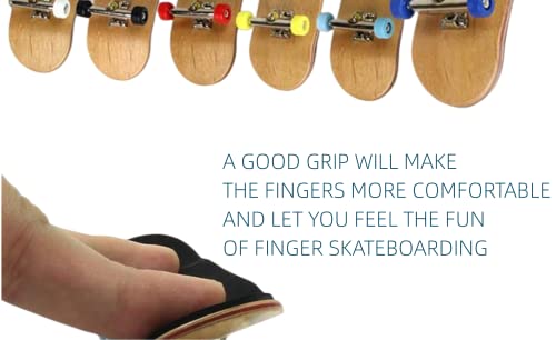 20-Pack Fingerboard Grip Tape, Precut Black Foam Tape for Finger Skateboards
