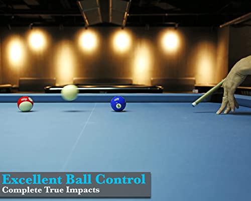 Deluxe Billiard Ball Set - Complete 16 Balls, 2-1/4" Regulation Size