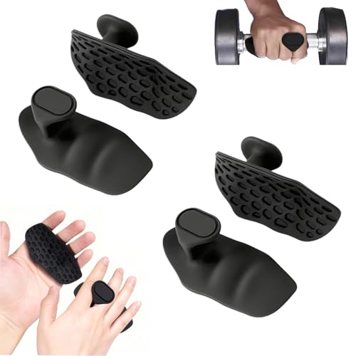 Non-Slip Weight Lifting Grips - 2-Pair Callus Guard Gloves