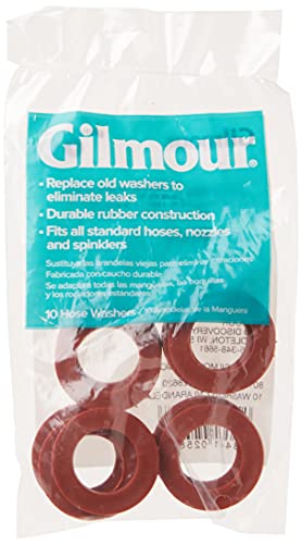 Heavy-Duty Rubber Garden Hose Washers - 10 Pack