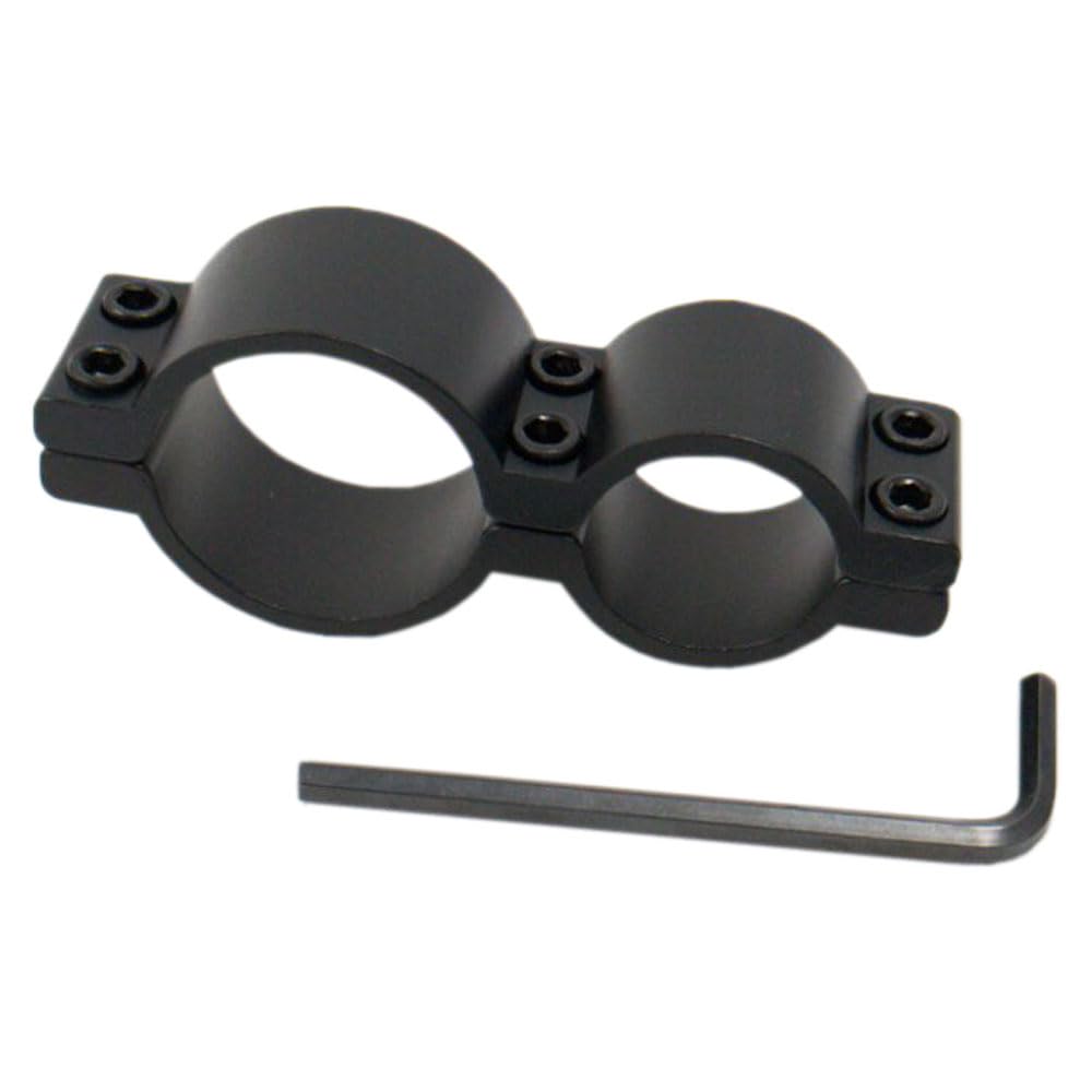 Calitte 19/25mm Torch Bracket Flashlight Mount Holder with Stainless Steel Screws