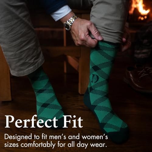 Cotton Dress Socks - Boston University Terriers - Large-X-Large
