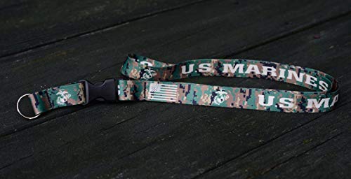 Marine Corps Lanyard with MARPAT Camo Pattern - USA Made