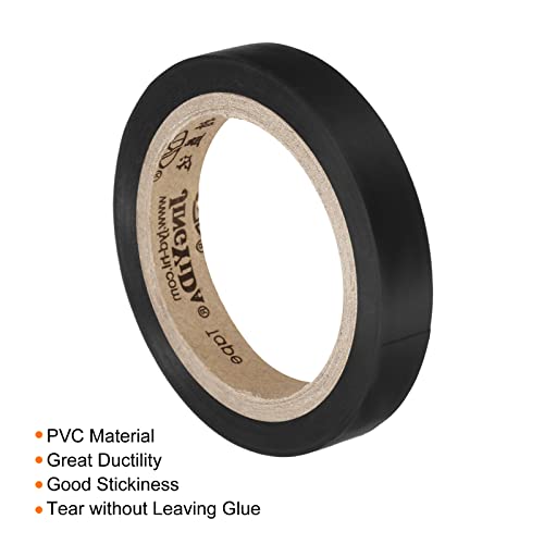 Black Grip Finishing Tape - PVC Racket Accessories, 2 Pcs