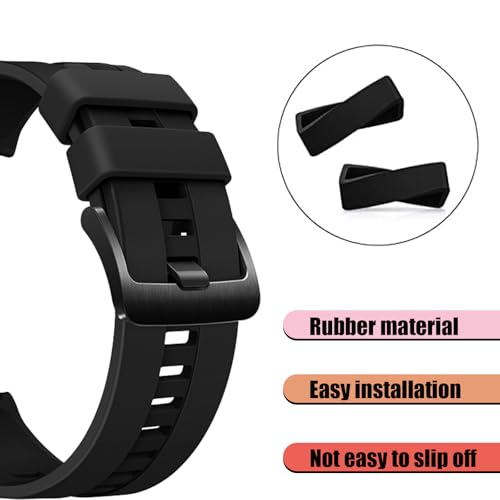 20 Pcs Silicone Watch Band Strap Keeper Loops - Multiple Sizes