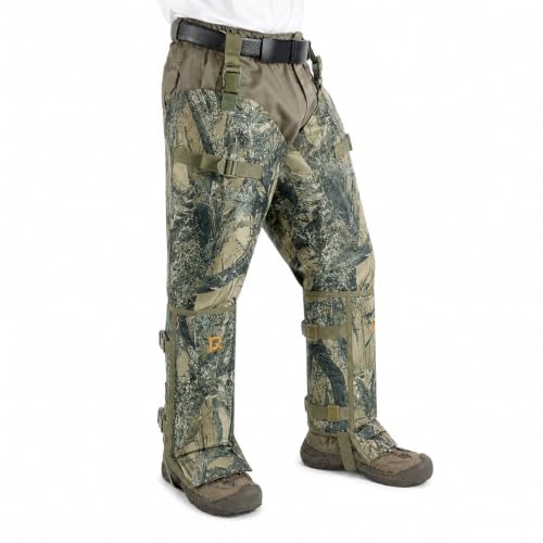 Qiullen Snake Bite Gaiters - Lightweight 1000D Nylon Hunting & Hiking Leg Protectors