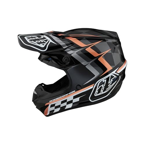 Full Face Motocross Helmet with MIPS - Warped Black/Copper, Large