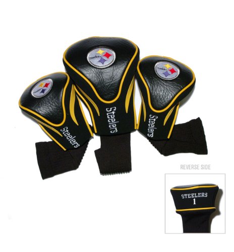 Contour Golf Club Headcovers Set - 3 Pack, Numbered 1, 3 & X, Velour Lined for Oversized Drivers