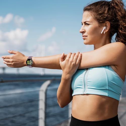 20mm Silicone Watch Band for Smartwatches - Sunflower Pattern, Smoke Purple