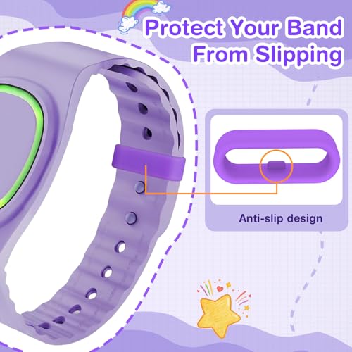 16pcs Multi-Color Silicone Band Keepers - Magic Band Locks