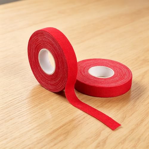 Athletic Finger Tape - 2 Rolls Adhesive Sports Support Tape, Red