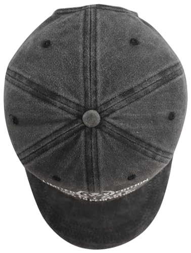 Hiking Hair Don't Hat - Black Baseball Cap for Men & Women