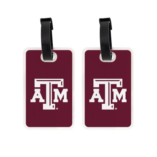 Acrylic Luggage Tag ID - Texas A&M Aggies - 2 Pack