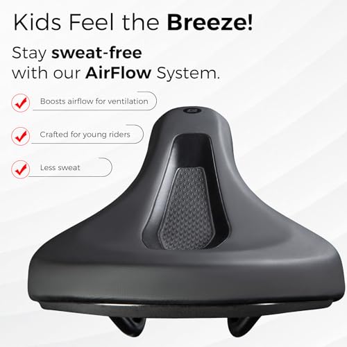 Kids Bike Saddle Replacement - Ergonomic Memory Foam Seat