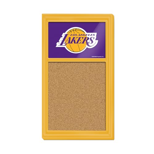 Los Angeles Lakers Cork Note Board - Sports Decor for Home & Game Room