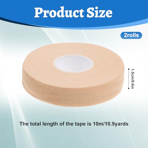 Athletic Finger Tape - 2 Rolls 0.6-Inch x 32-Feet - Skin Color
