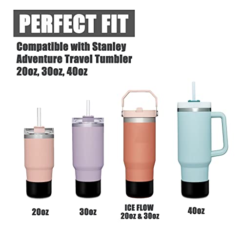 Silicone Water Bottle Boot for Stanley Quencher 30oz & 40oz - Blue