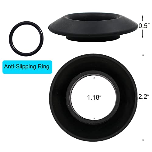 Kayak Paddle Drip Rings - 4 Pack for 1-1/8" to 1-1/4" Shafts