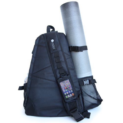 Yoga Sling Bag for Mats, Gym & Pickleball - Ebony