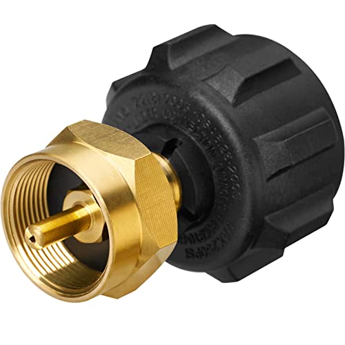 Propane Refill Adapter for 1-Pound Tanks - Solid Brass