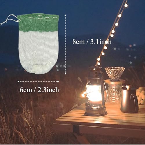 FUYITE 22 Pcs Propane Lantern Mantles U Shape Gas Lamp Covers Outdoor Camping