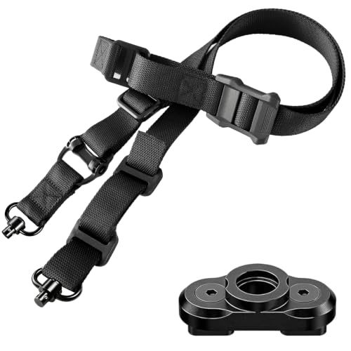 Two-Point & Traditional Sling Quick Adjust Loop with M-Rail Mount Black