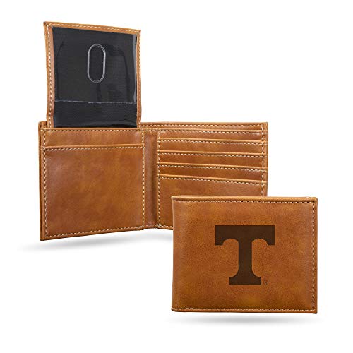 NCAA Laser Engraved Billfold Wallet - Tennessee Volunteers - Slim Design