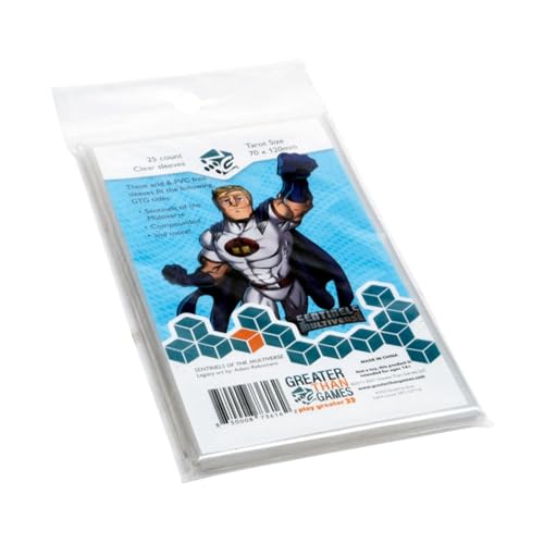 Tarot Card Sleeves - 120x70 mm, Acid Free, PVC Free - 25 Pack