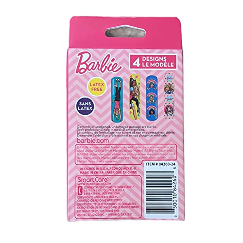 Barbie Themed Kids Adhesive Bandages - 60 Count Value Pack