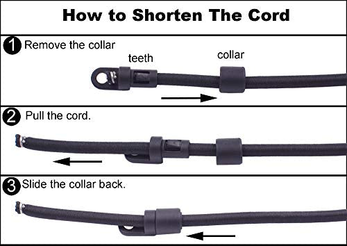 Fishing Rod Hold Down Strap - 2 Pcs Black X 4 Pack