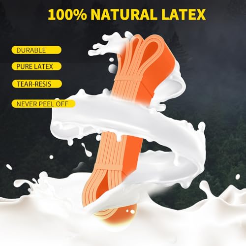 Orange Resistance Band - Natural Latex Pull-Up & Workout Band