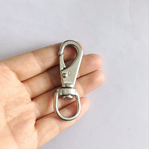 Stainless Steel Swivel Eye Snap Hook - 11/16 Inch, 120lbs