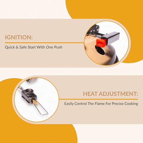 Roamix 54,500 BTU Multi-Fuel Portable Camping Stove with Carrying Case