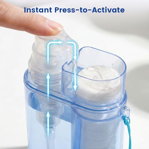 Portable Compressed Towels with Water Dispenser - 5 Pack