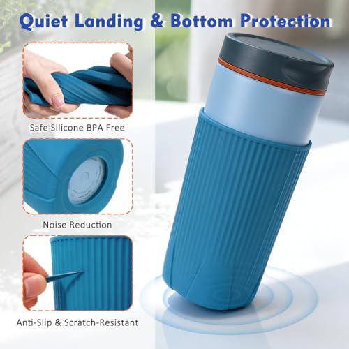 Silicone Water Bottle Boot for Owala 20oz Tumbler - Blue