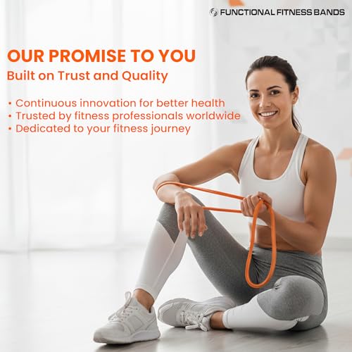 Pull Up Resistance Bands - Red 1/2" 20-35 lbs for Exercise