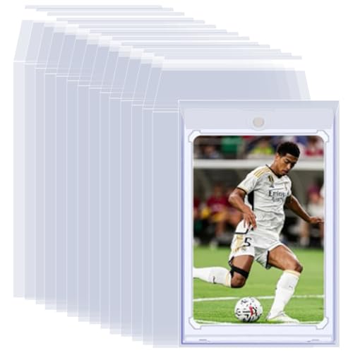 Resealable Trading Card Team Bags for Magnetic Holders - 100 Pack