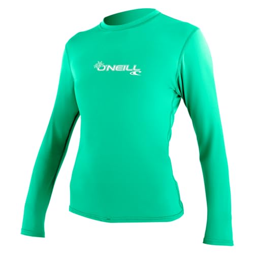 Long Sleeve Sun Shirt - UPF 50+ Rash Protection - Large Seaglass