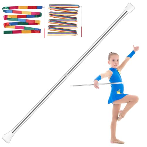 28-Inch Stainless Steel Twirling Baton for Kids - Beginner Dance Accessory