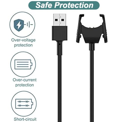Charger for Fitbit Charge 3 & Charge 4 - 3.3ft/1m