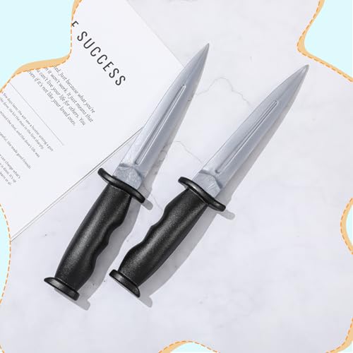 2 Pack Plastic Training Knives for Martial Arts - 9.8 Inch