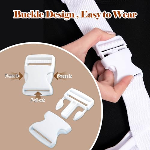 Breathable Arm Sling with Cushioned Shoulder Pad - Reversible Mesh Brace