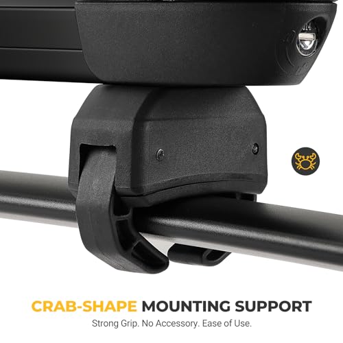 Lockable Ski & Snowboard Rack - 28" Sliding Extension - Black