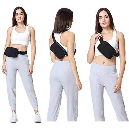 Lightweight Waterproof Fanny Pack for Travel - Black