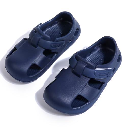 Pharda 5 Wide Toddler Water Sandals Navy Blue Summer Water Shoes for Boys & Girls