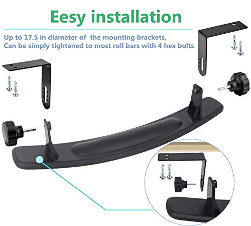 WLOOD Golf Cart Folding Side Mirrors and Rear View Mirror 16.5" Extra Wide Panoramic Golf Cart Mirrors Fits for Club Car EZGO Yamaha Combo Pack