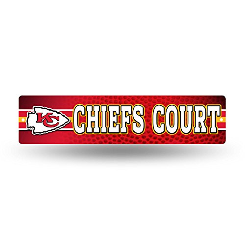 Kansas City Chiefs Plastic Street Sign - 4" x 16"