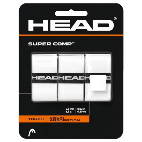 Super Comp Tennis Overgrip - White
